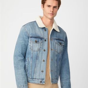 Sherpa-lined Jean Jacket